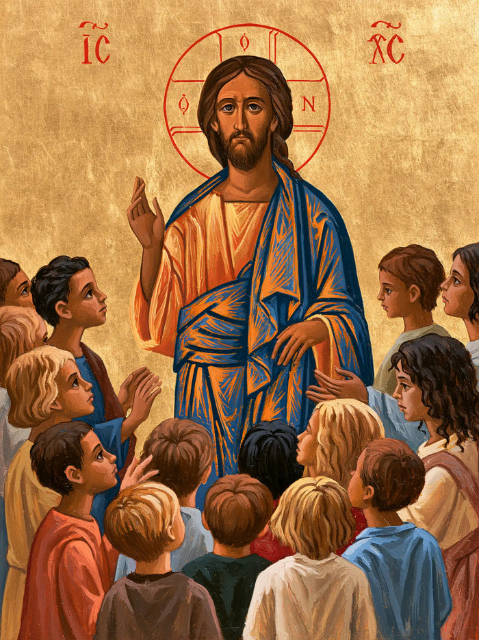 Jesus and the Children - Contemporary Byzantine · Portrait n° 15