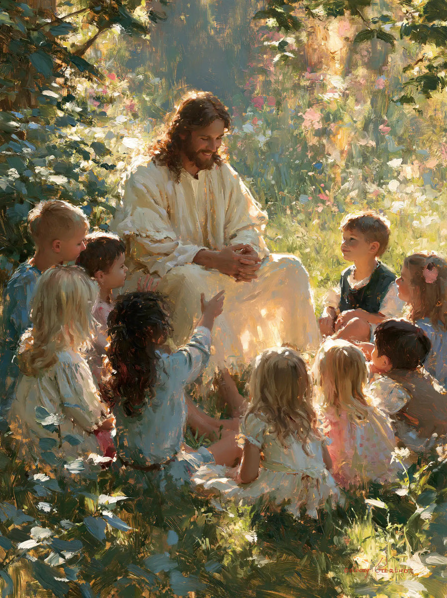 Jesus and the Children - Impressionist · Portrait n° 12