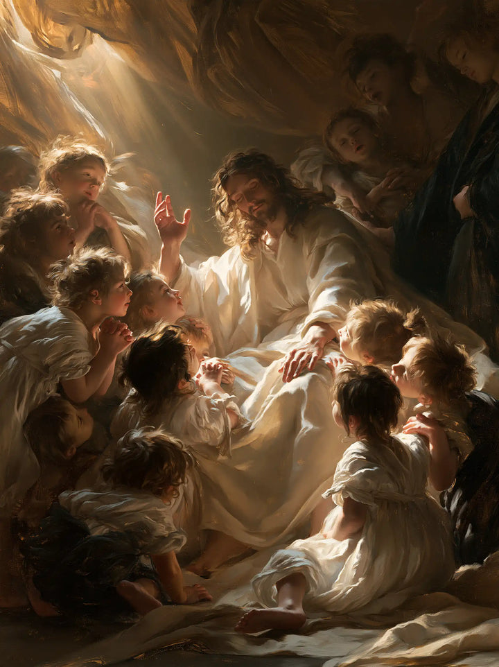 Jesus and the Children - Theatrical Baroque · Portrait n° 7