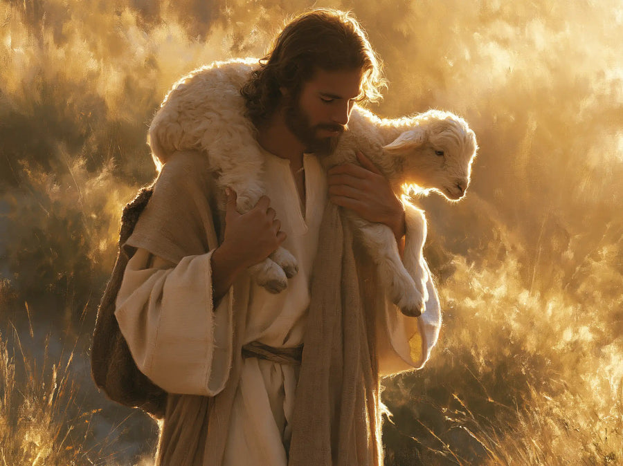 Jesus and the Lamb - Biblical Cinema · Landscape n° 3