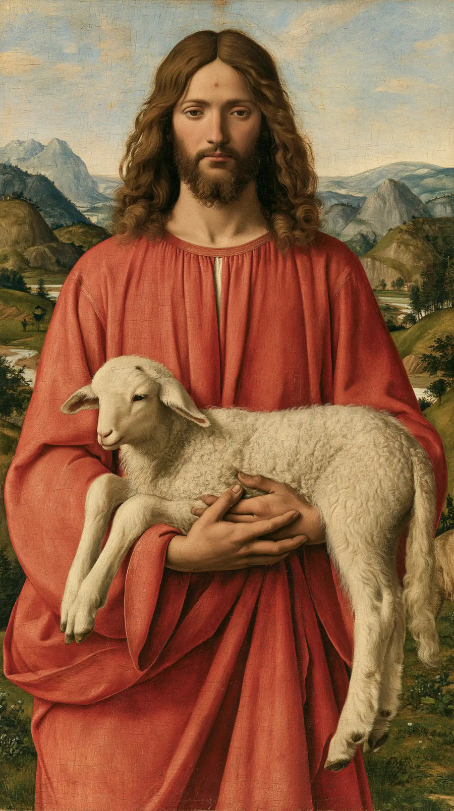 Jesus and the Lamb - Florentine Renaissance · Portrait n° 3