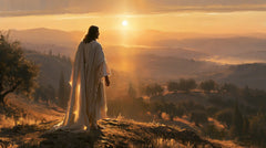 Jesus at Sunset — The Hushed Hills