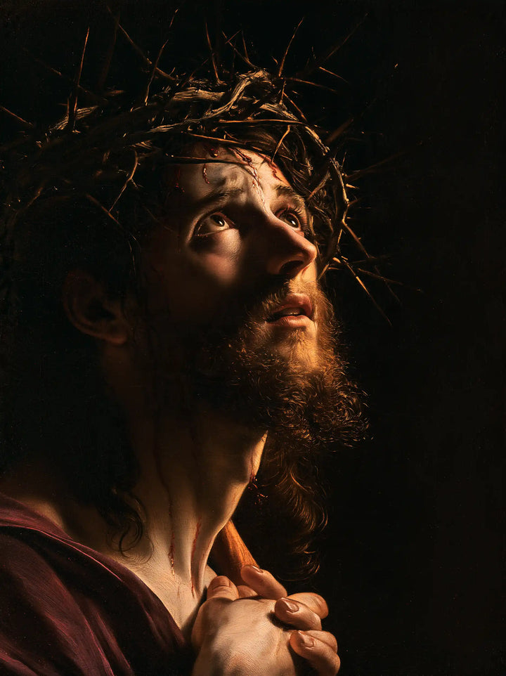 Jesus Crowned with Thorns — Prayer with a Neck of Light
