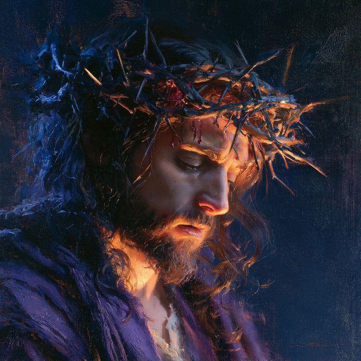 Jesus Crowned with Thorns — The Chin in the Nocturnal Ember