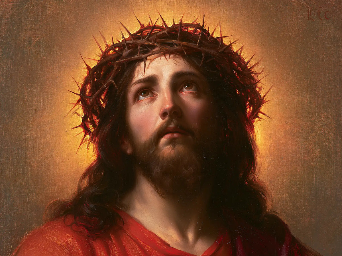 Jesus Crowned with Thorns — The Scarlet Tunic of Waiting