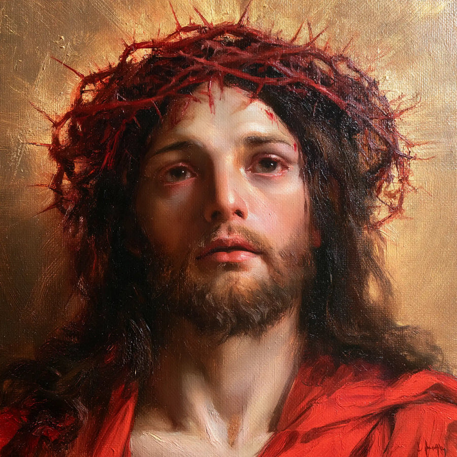 Jesus Crowned with Thorns — The Red Crown of the Pale Face