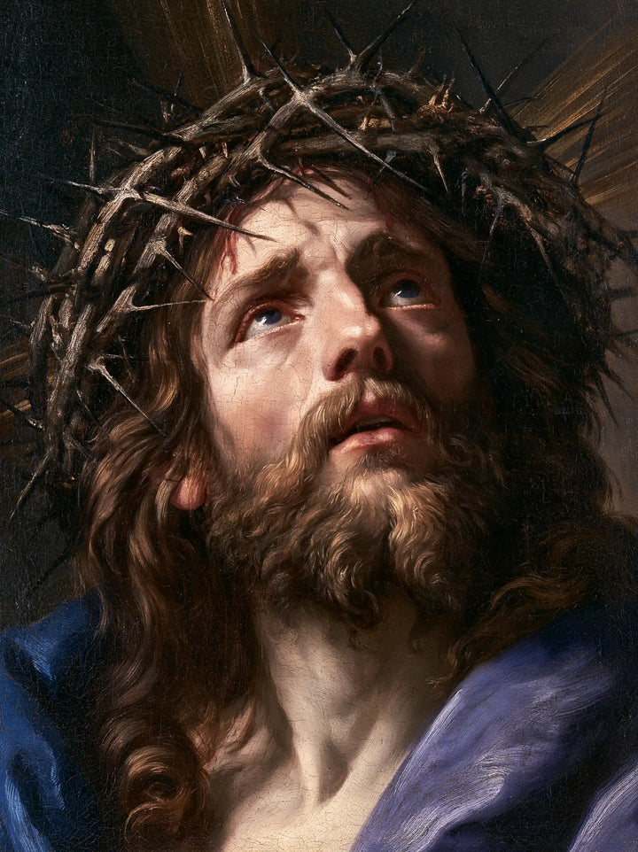 Jesus Crowned with Thorns — The Heavy Crown upon Fair Curls