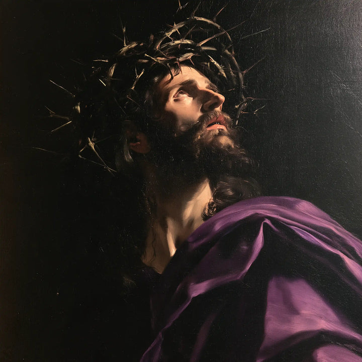 Jesus Crowned with Thorns — The Great Plum-Colored Shoulder