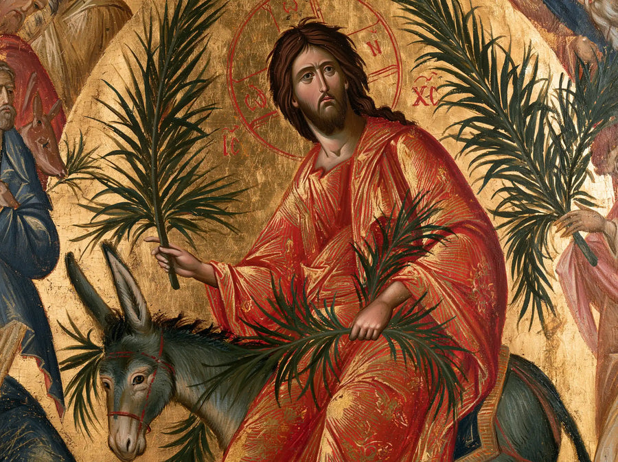 Jesus Enters Jerusalem – Contemporary Byzantine · Landscape no. 8