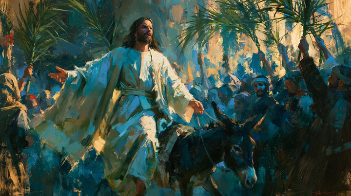 Jesus Enters Jerusalem – Expressionist · Landscape no. 8