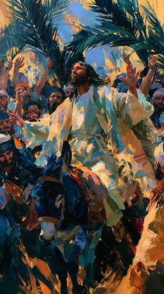 Jesus Enters Jerusalem – Expressionist · Portrait no. 6
