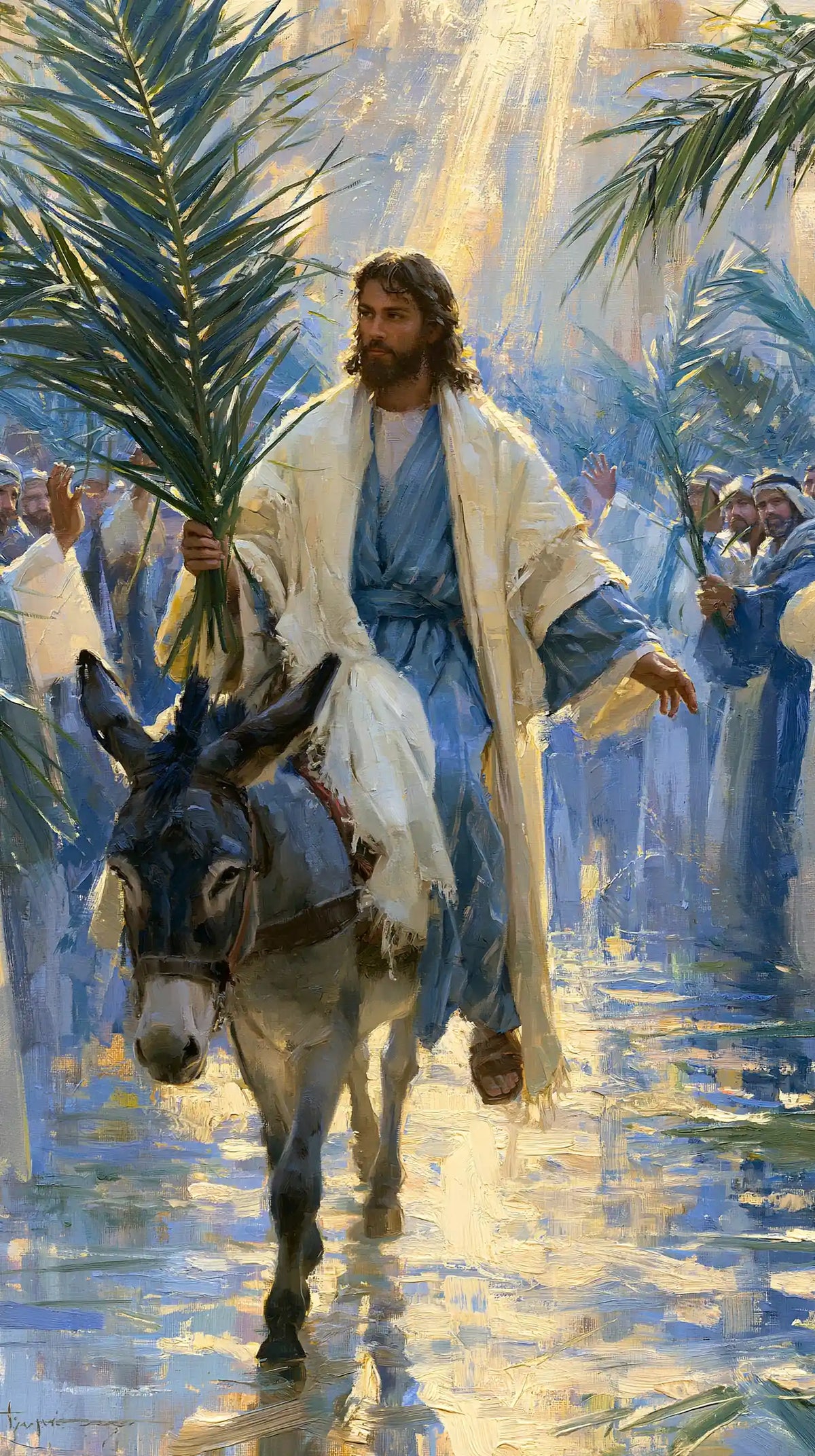 Jesus Enters Jerusalem – Impressionist · Portrait no. 4
