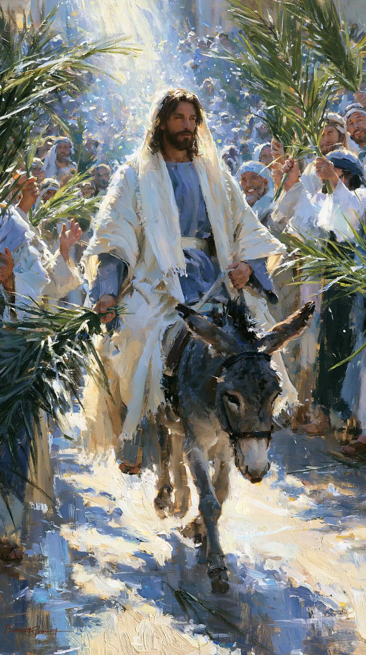 Jesus Enters Jerusalem – Impressionist · Portrait no. 6