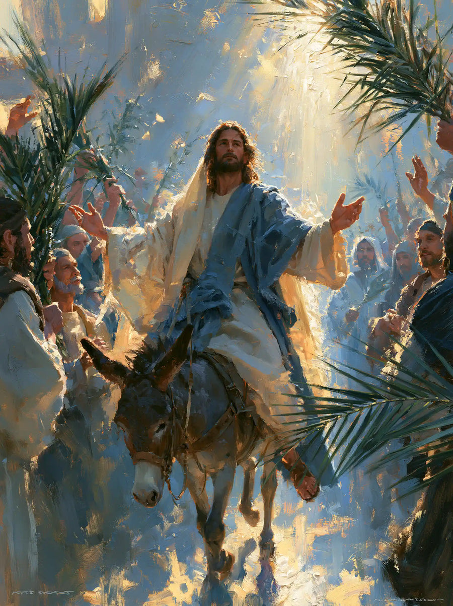 Jesus Enters Jerusalem – Impressionist · Portrait no. 8