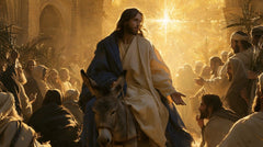 Jesus Enters Jerusalem – Sacred Gold · Landscape no. 9