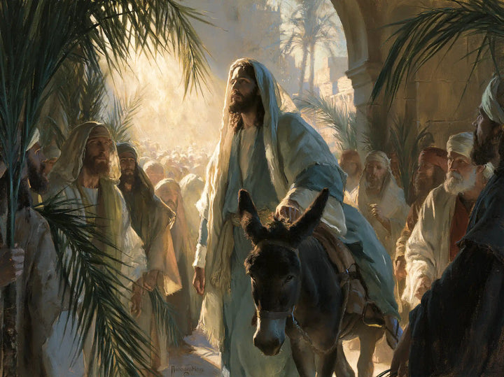 Jesus Enters Jerusalem – Symbolist · Landscape no. 4