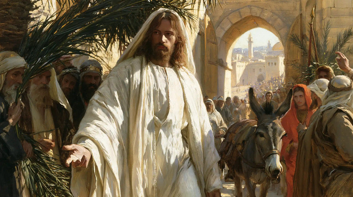 Jesus Enters Jerusalem – Symbolist · Landscape no. 13