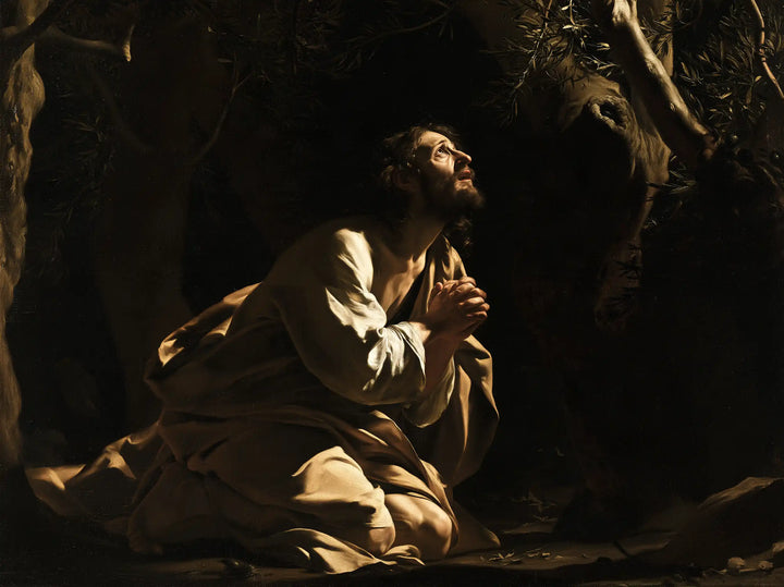 Jesus in Gethsemane — Ivory Leaning toward Heaven