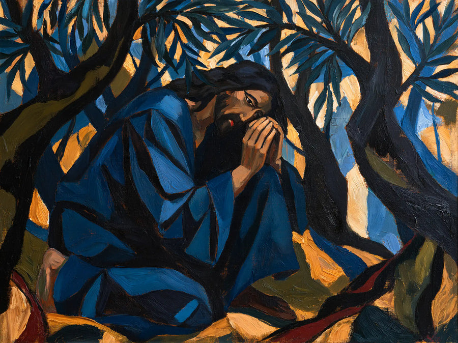 Jesus in Gethsemane - Expressionist · Landscape n° 1