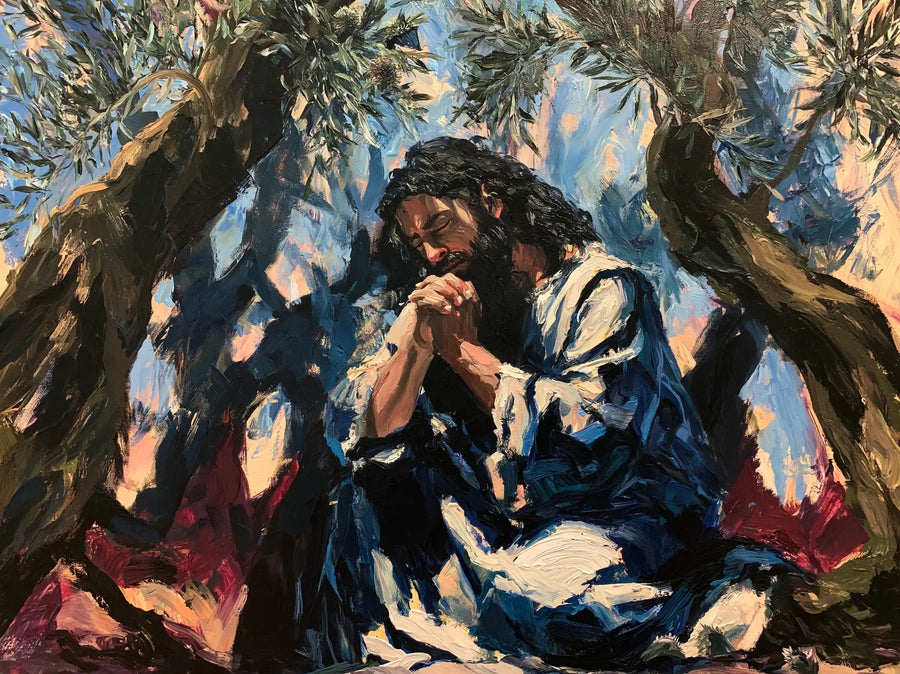 Jesus in Gethsemane - Expressionist · Landscape n° 3