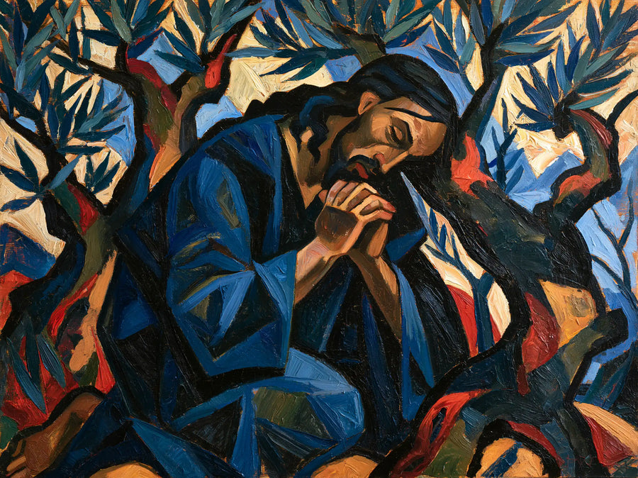 Jesus in Gethsemane - Expressionist · Landscape n° 7