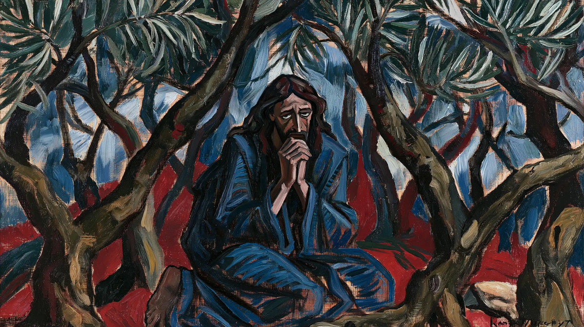 Jesus in Gethsemane — Silence in the Vermilion Forest