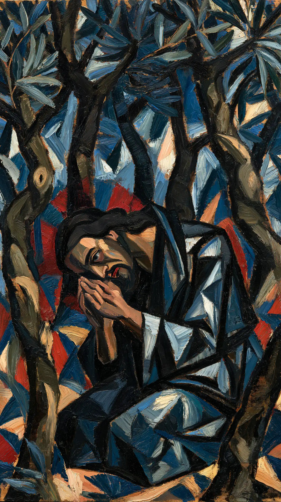 Jesus in Gethsemane - Expressionist · Portrait n° 3