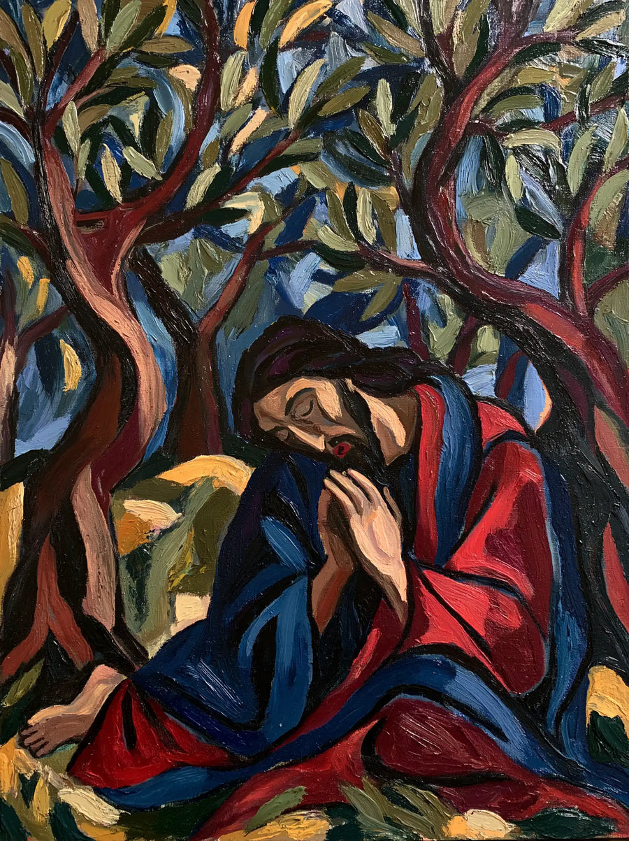 Jesus in Gethsemane - Expressionist · Portrait n° 9