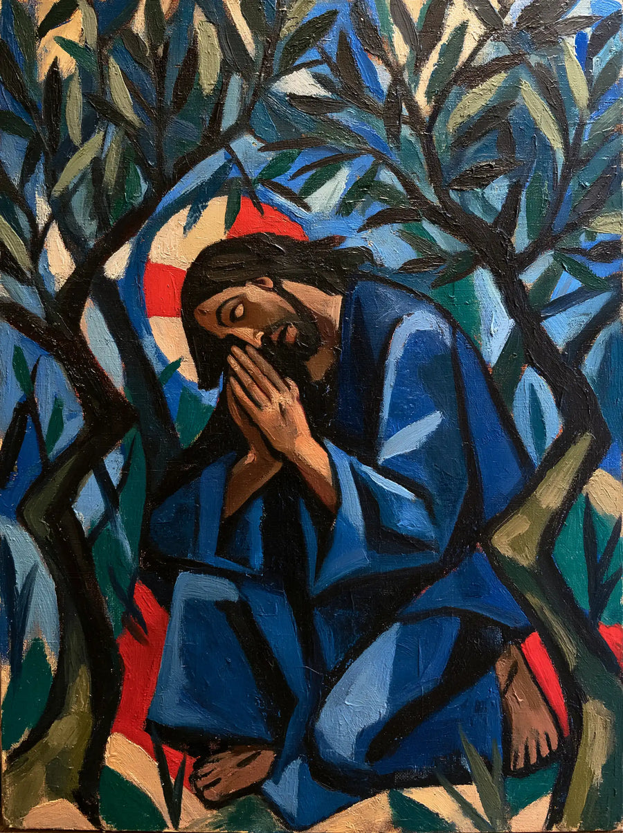 Jesus in Gethsemane - Expressionist · Portrait n° 12