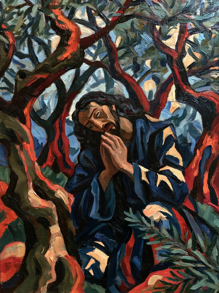 Jesus in Gethsemane - Expressionist · Portrait n° 14