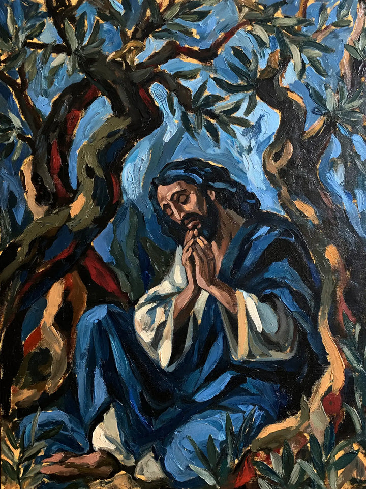 Jesus in Gethsemane - Expressionist · Portrait n° 15