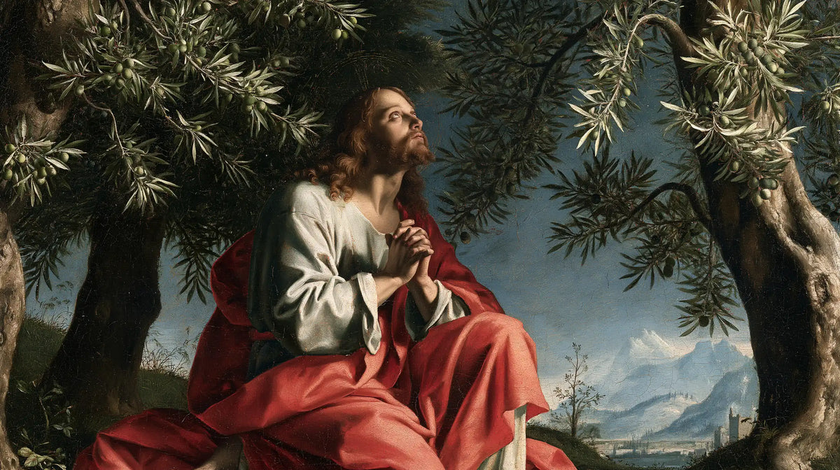 Jesus in Gethsemane - Florentine Renaissance · Landscape n° 10