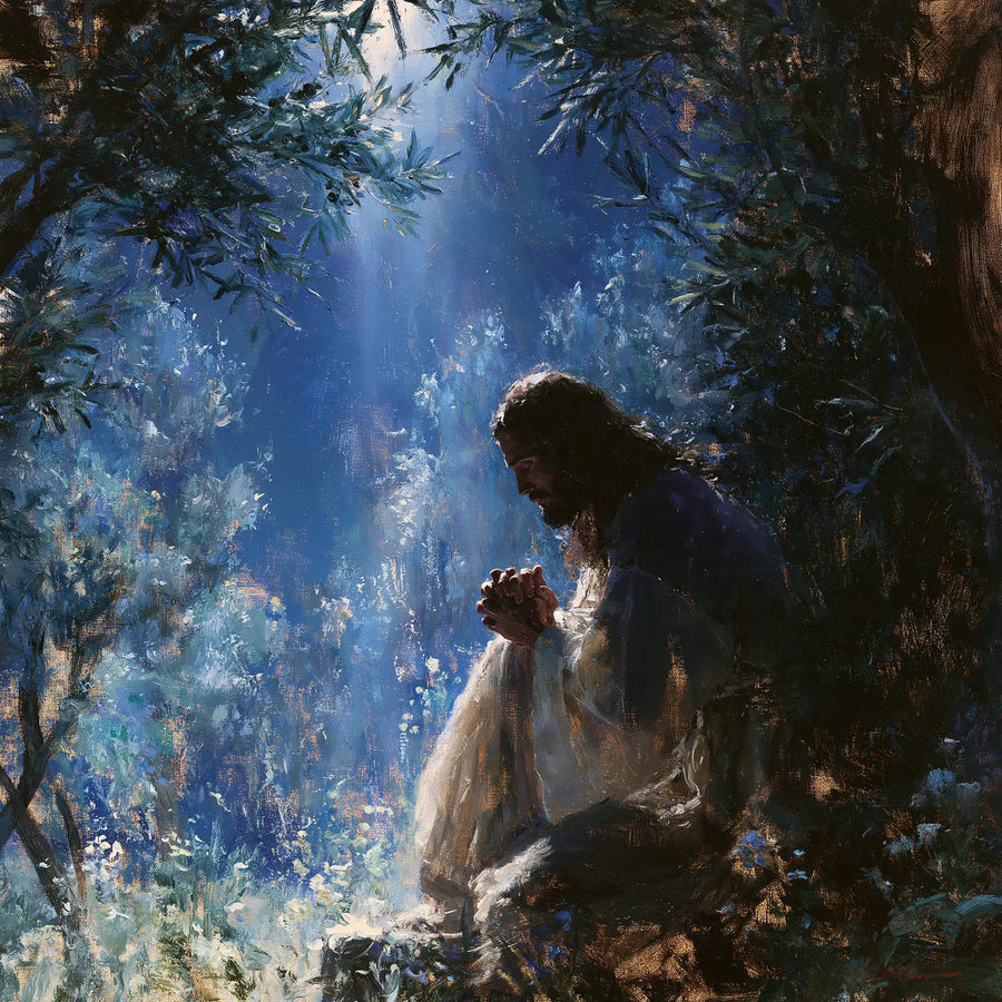 Jesus in Gethsemane — The Vigil beside the Sheltering Trunk