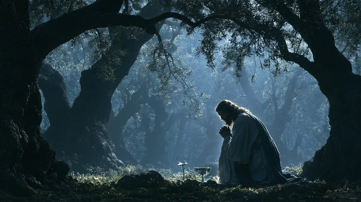 Jesus in Gethsemane - Symbolist · Landscape n° 12