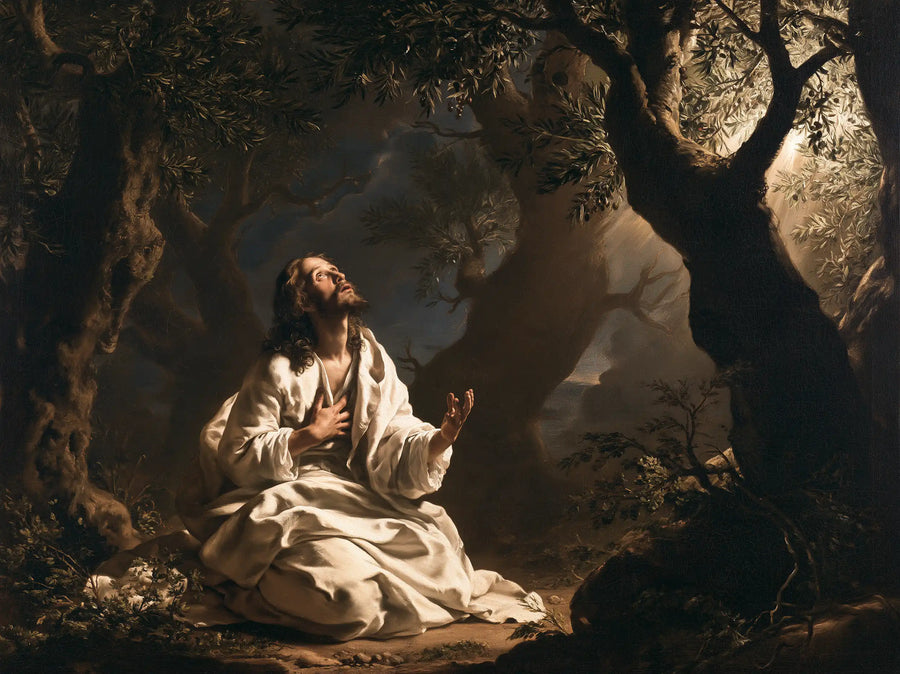 Jesus in Gethsemane - Theatrical Baroque · Landscape n° 3