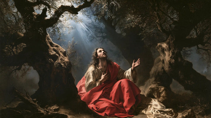 Jesus in Gethsemane - Theatrical Baroque · Landscape n° 7