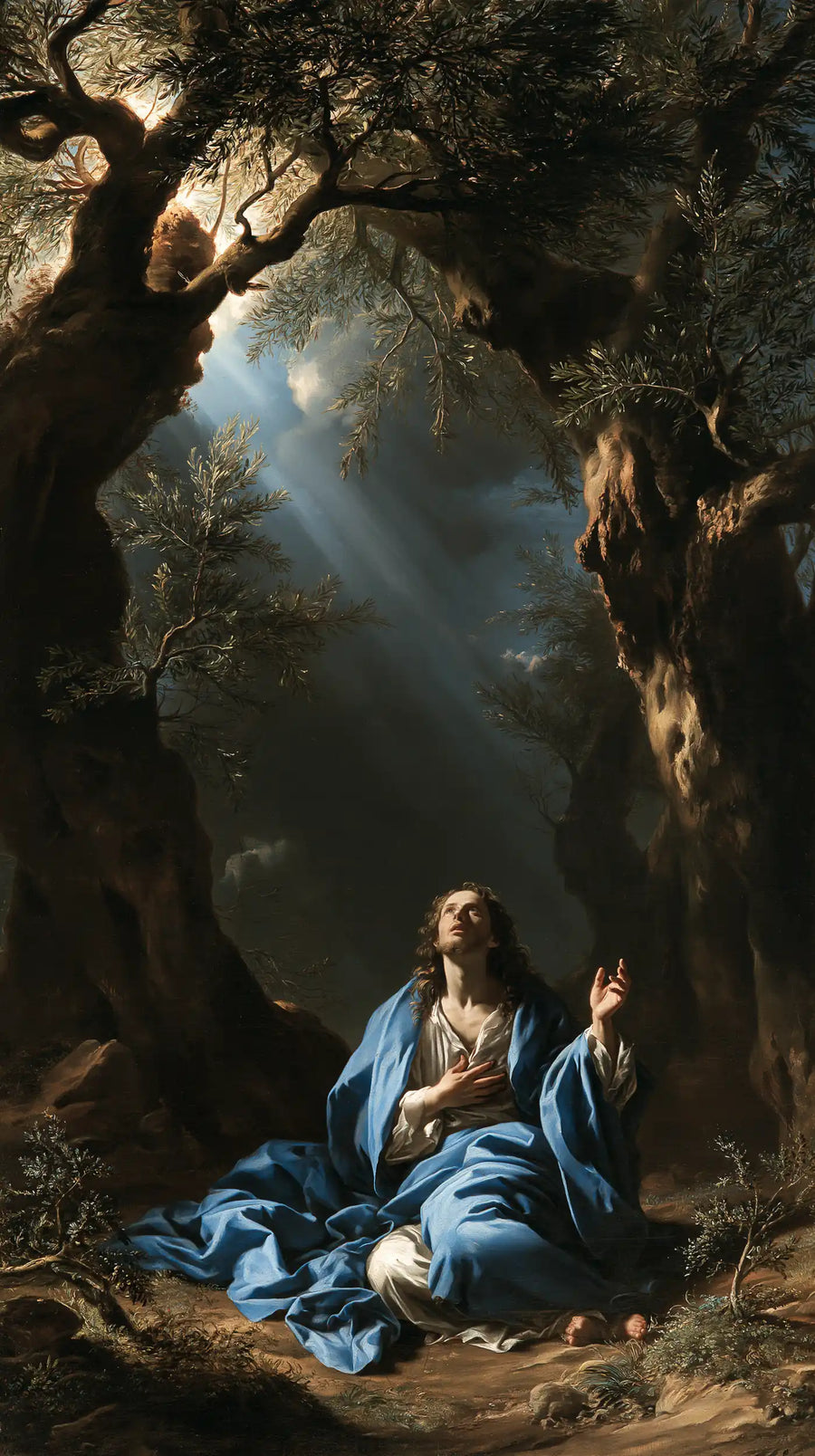 Jesus in Gethsemane - Theatrical Baroque · Portrait n° 6