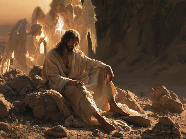Jesus in the Desert - Angels After the Temptation · Landscape n° 10
