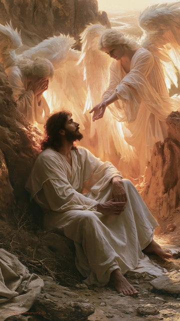Jesus in the Desert - Angels After the Temptation · Portrait n° 19