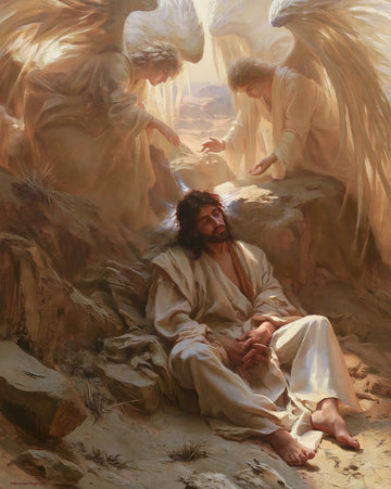 Jesus in the Desert - Angels After the Temptation · Portrait n° 37