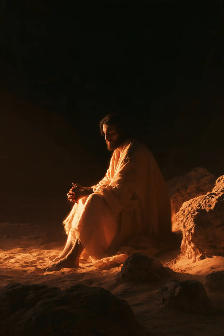 Jesus in the Desert - Christ as Divine Light · Portrait n° 12
