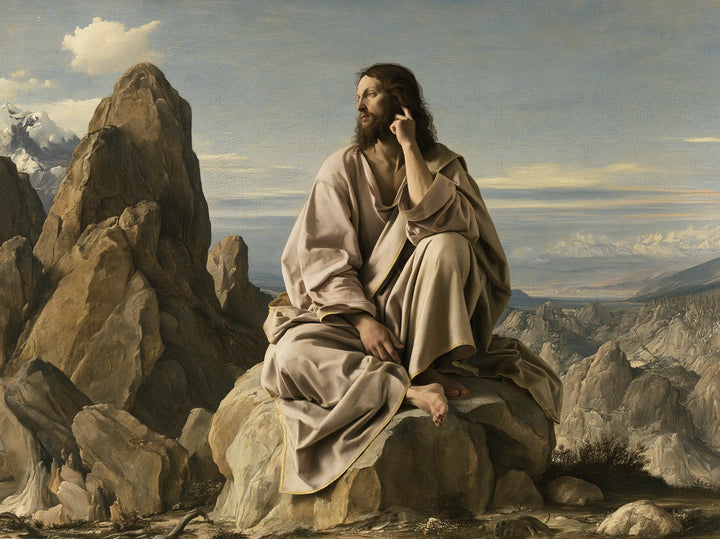 Jesus in the Desert - Florentine Renaissance · Landscape n° 12