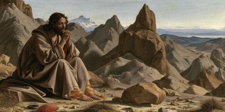 Jesus in the Desert - Florentine Renaissance · Landscape n° 21