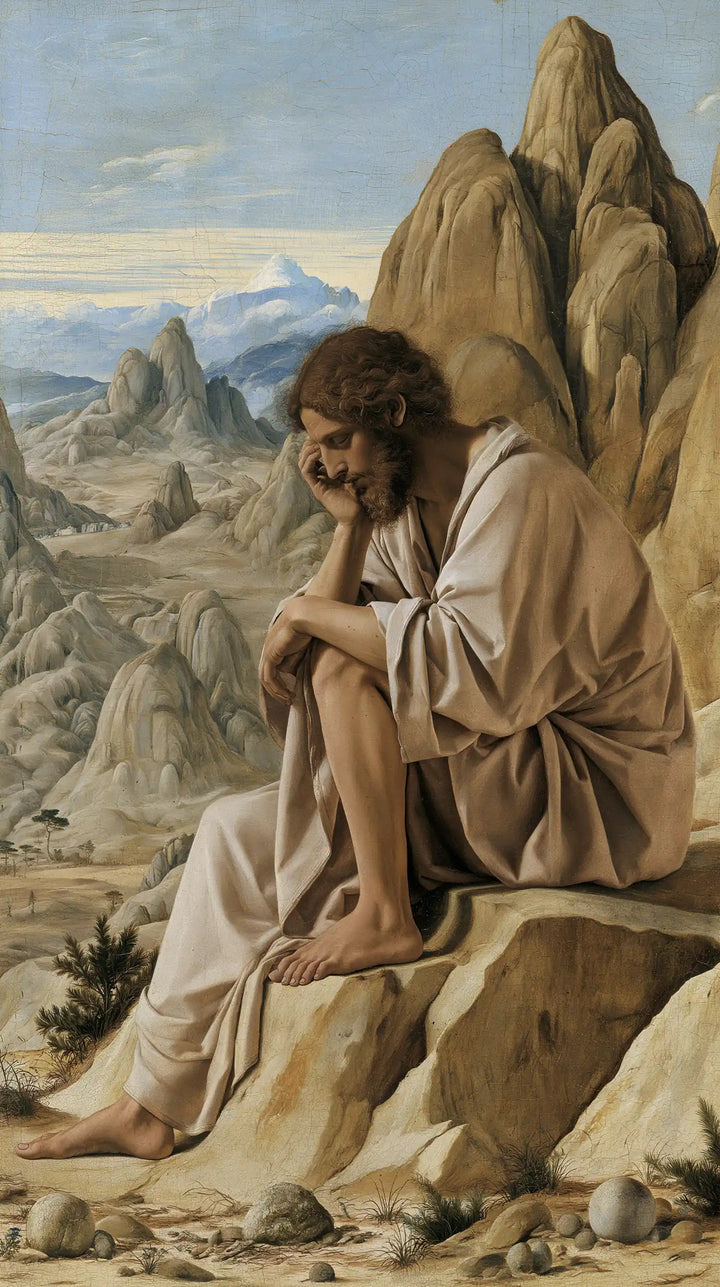 Jesus in the Desert - Florentine Renaissance · Portrait n° 5
