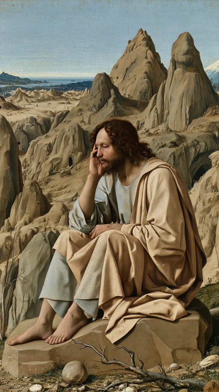 Jesus in the Desert - Florentine Renaissance · Portrait n° 7
