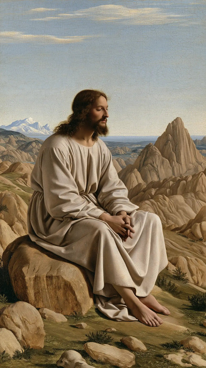 Jesus in the Desert - Florentine Renaissance · Portrait n° 28