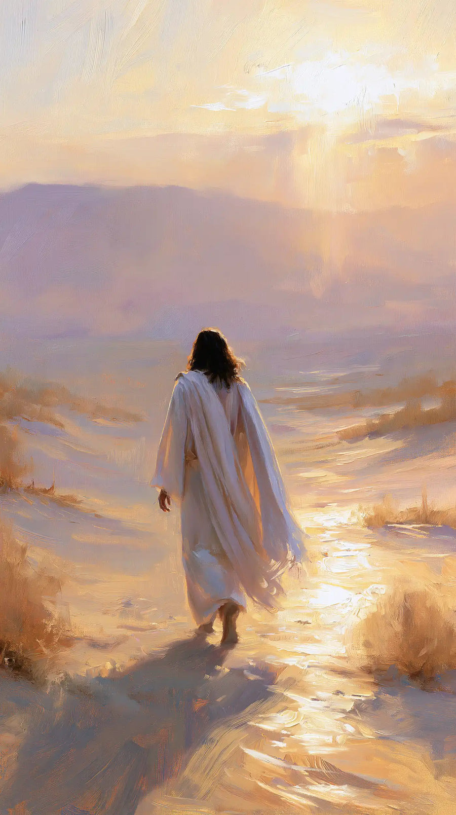 Jesus in the Desert - Impressionist · Portrait n° 4