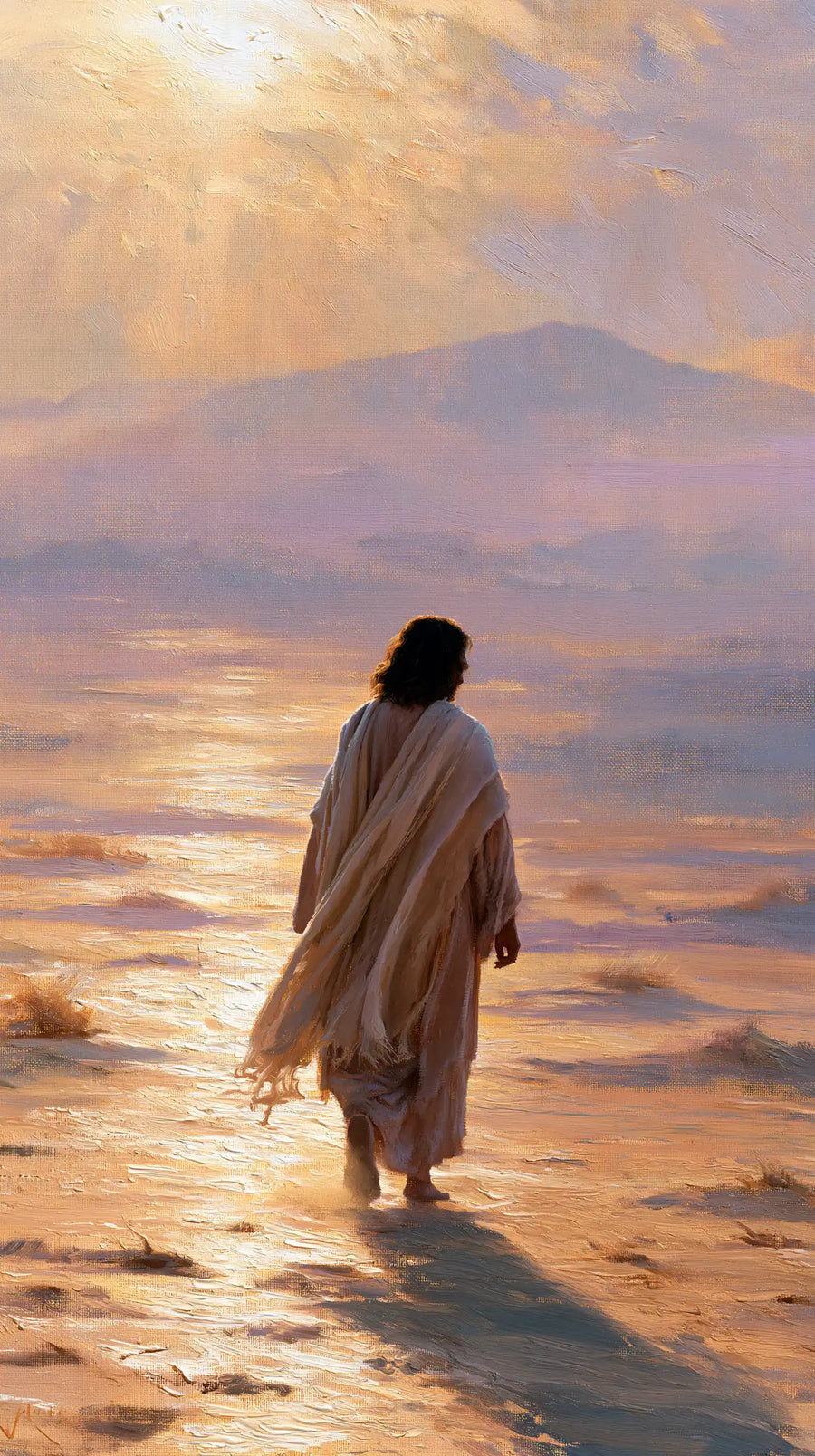 Jesus in the Desert - Impressionist · Portrait n° 6