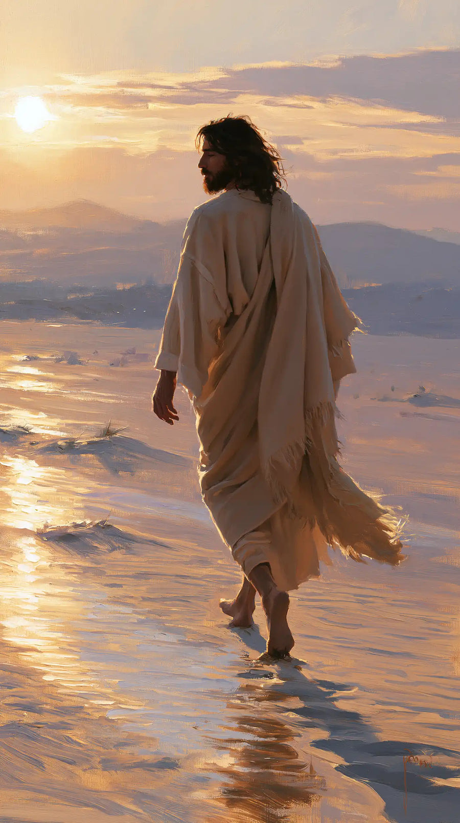 Jesus in the Desert - Impressionist · Portrait n° 17