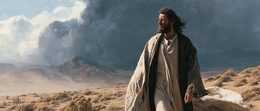 Jesus in the Desert - The Inner Struggle · Landscape n° 23
